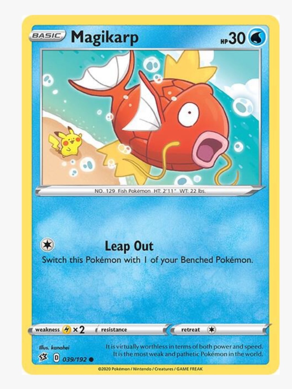 Magikarp SWSH02: Rebel Clash Pokemon Trading Card